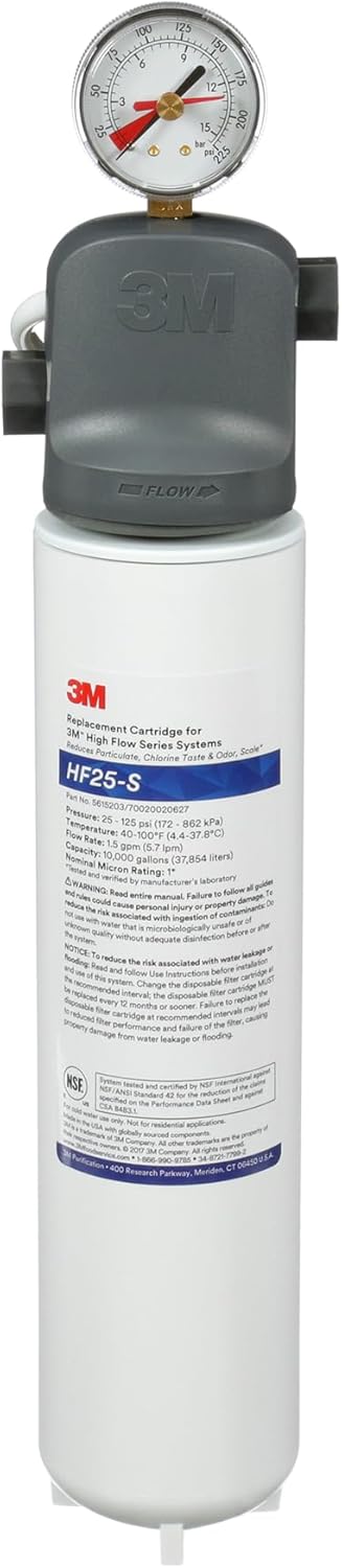 3M ICE125-S Commercial Water Filtration System, 10,000-Gallon Capacity. Each