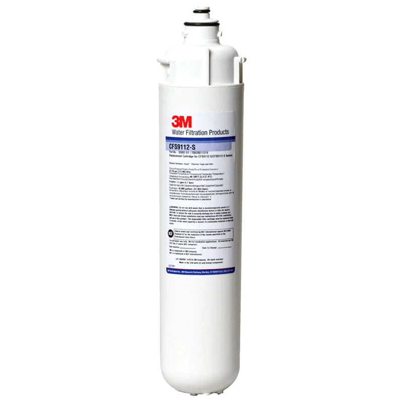 3M CFS9112-S 9000 Series Retrofit Water Filter Cartridge, 10,000 Gallon Capacity, Quick Change. Each