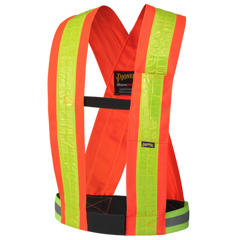 Clearance...20% OFF...Pioneer V1040950-O/S Safety Sash - Hi-Vis Orange. Each